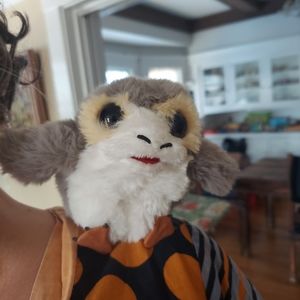 Disney Parks Star Wars Talking Porg Magnetic Shoulder Pal Plush Doll